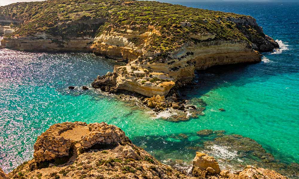 isola dei conigli Lampedusa